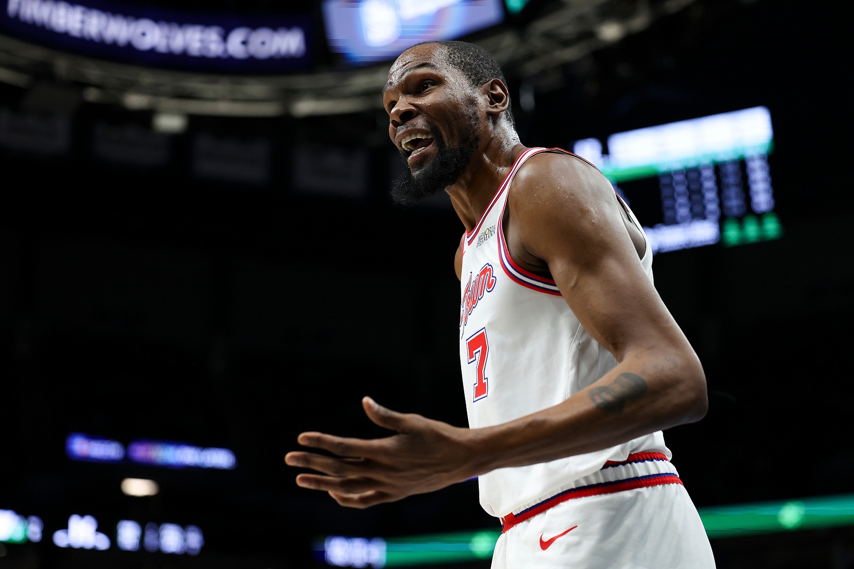 九游体育登录入口-如何应对严密防守？KD：加强对抗&amp;放慢节奏 我拿到球就任我摆布了